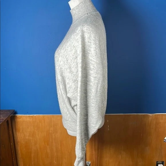 Cozy Gray H&M mock neck  Sweater - Picture 3 of 7